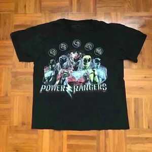 VTG #powerrangers black t-shirt labeled youth xl